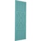 Ekena Millwork True Fit PVC Center X-Board Farmhouse Fixed Mount Shutters, Pure Turquoise , 12W x 42H, PR TFP107FH12X042PT - alternate 11
